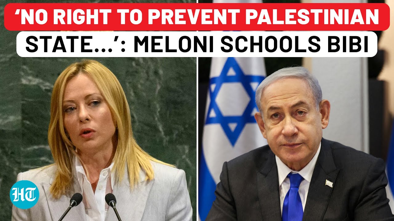 Italy PM Meloni Goes All-Out Against Israel At UN, Accuses Netanyahu Of ‘Massacre Of Civilians…’