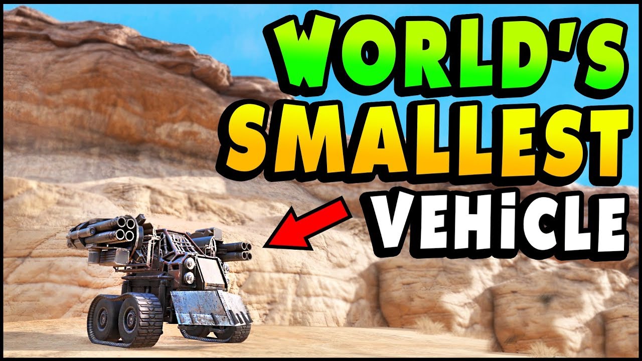 Crossout - WORLD'S SMALLEST VEHICLE! So Funny (Crossout Gameplay & My One Punch Build)
