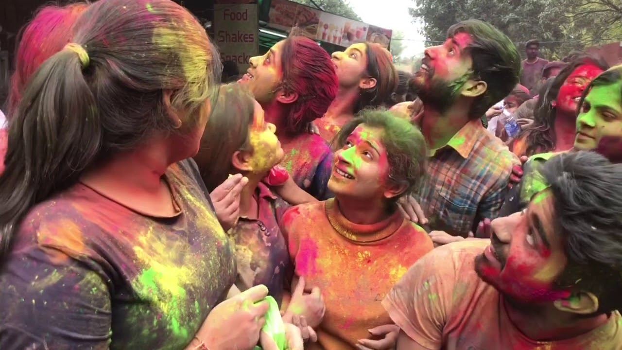 PU Holi celebration Chandigarh 2019