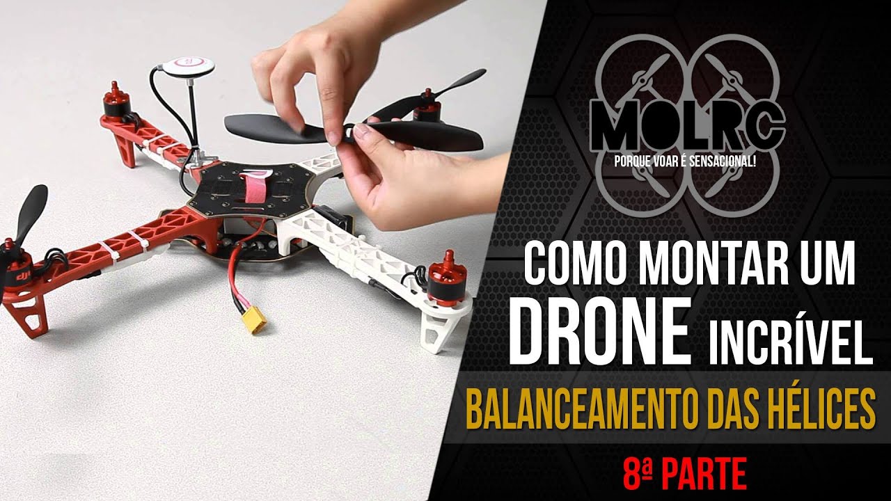 Drone Caseiro. Como FAZER um Drone Incrível: Balanceamento das Hélices (8)