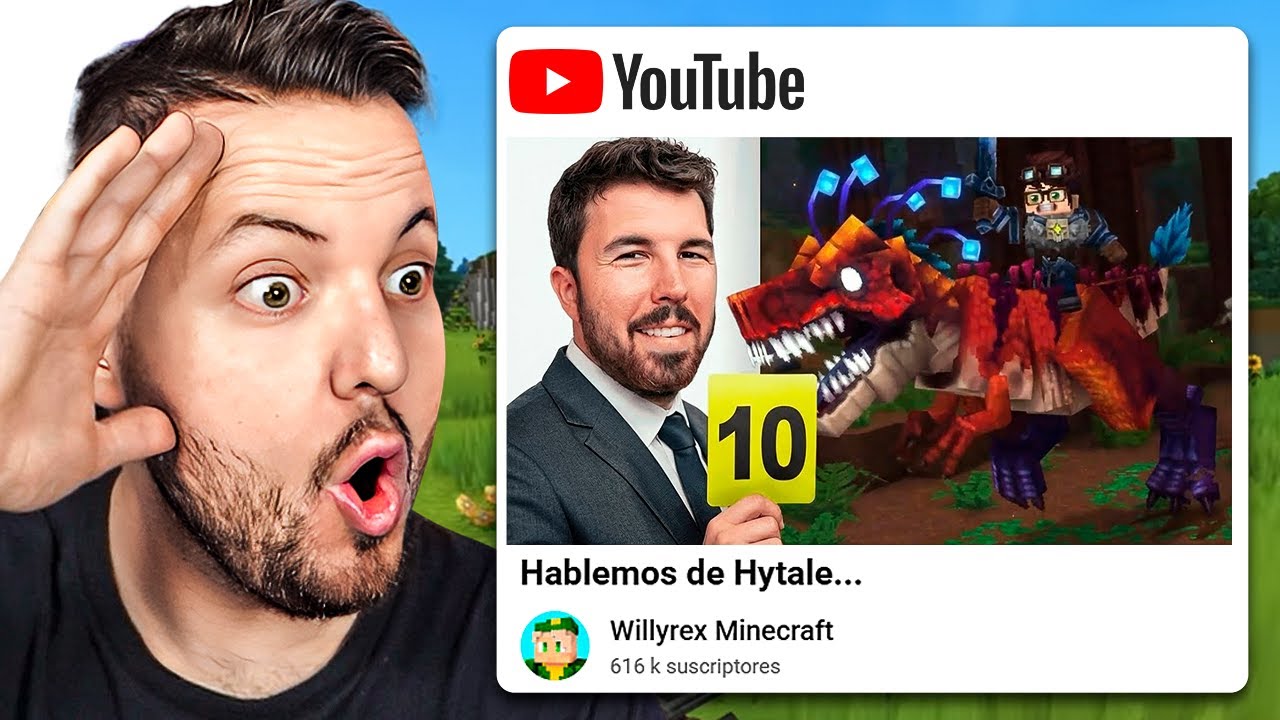 Matará HYTALE a MINECRAFT? Willyrex cuenta ESTO