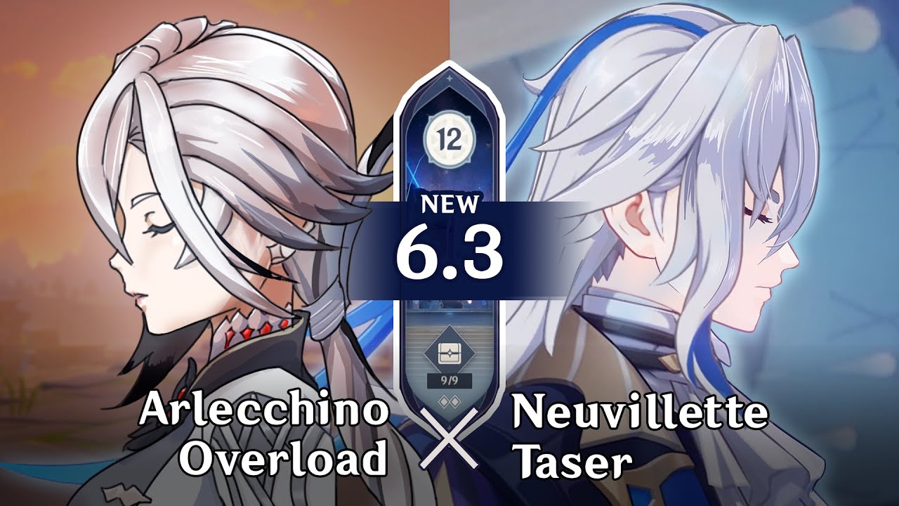 Arlecchino (Top) - Neuvillette (Bottom) | Spiral Abyss 6.3 | Genshin Impact Luna