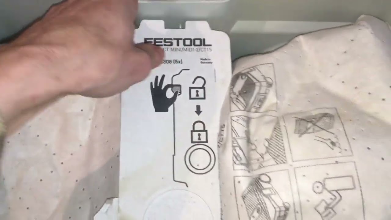 Многоразовый мешок для пылесоса Festool