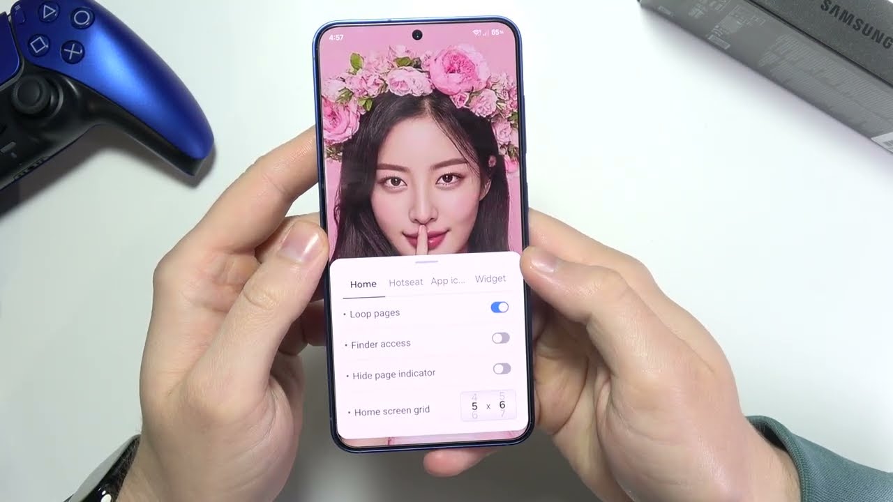SAMSUNG Galaxy S26: Как зациклить отображение страниц главного экрана