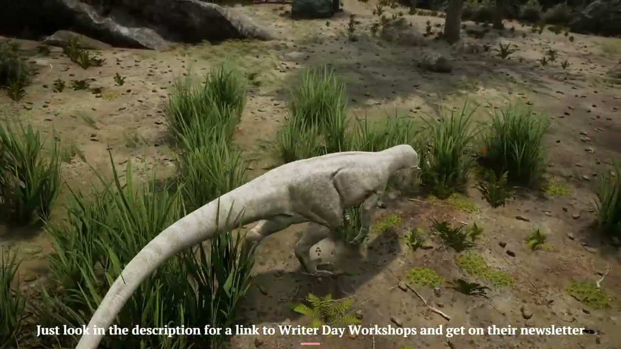 Allofredo the Allosaur from the Jurassic Morrison Formation Wants YOU to Follow Your Writing Dreams