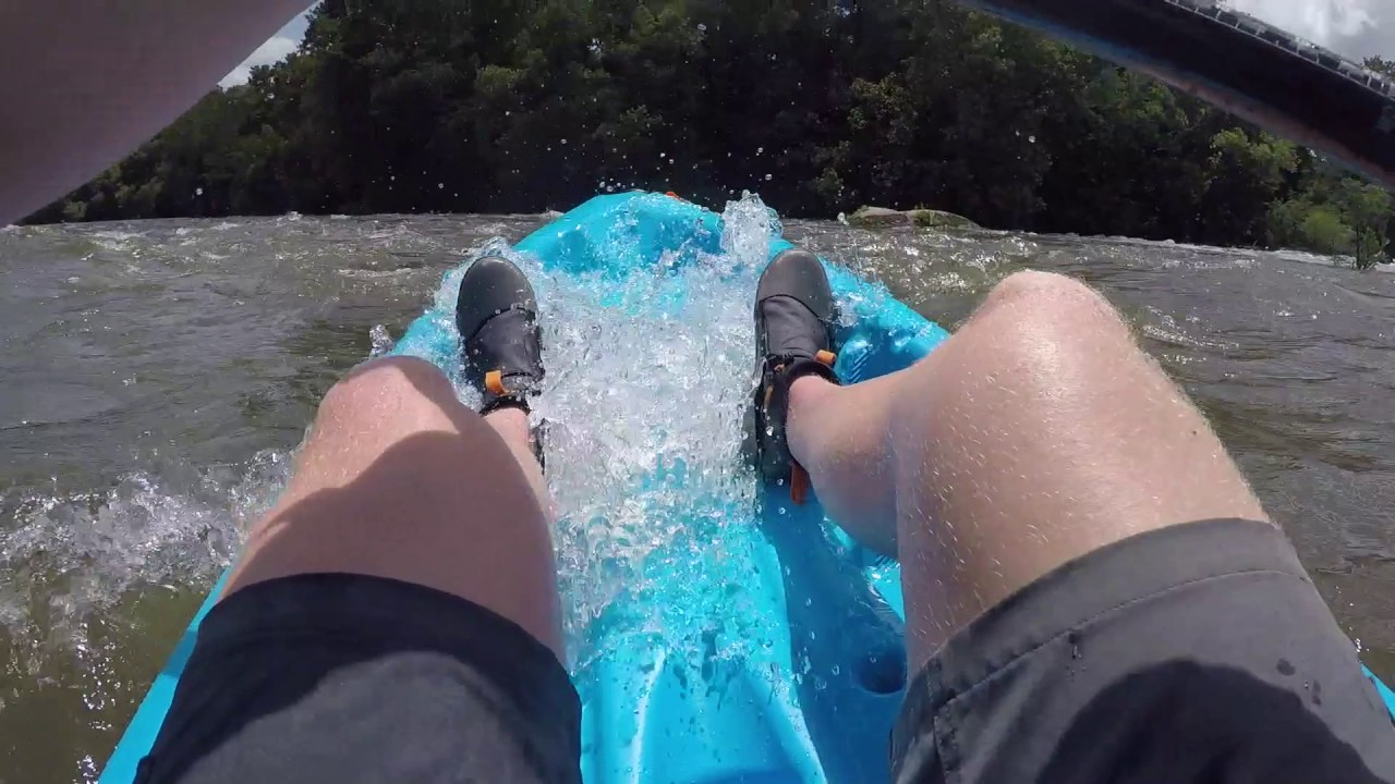 Whitewater Extreme Kayaking..... In a Sit on Top Fishing Kayak