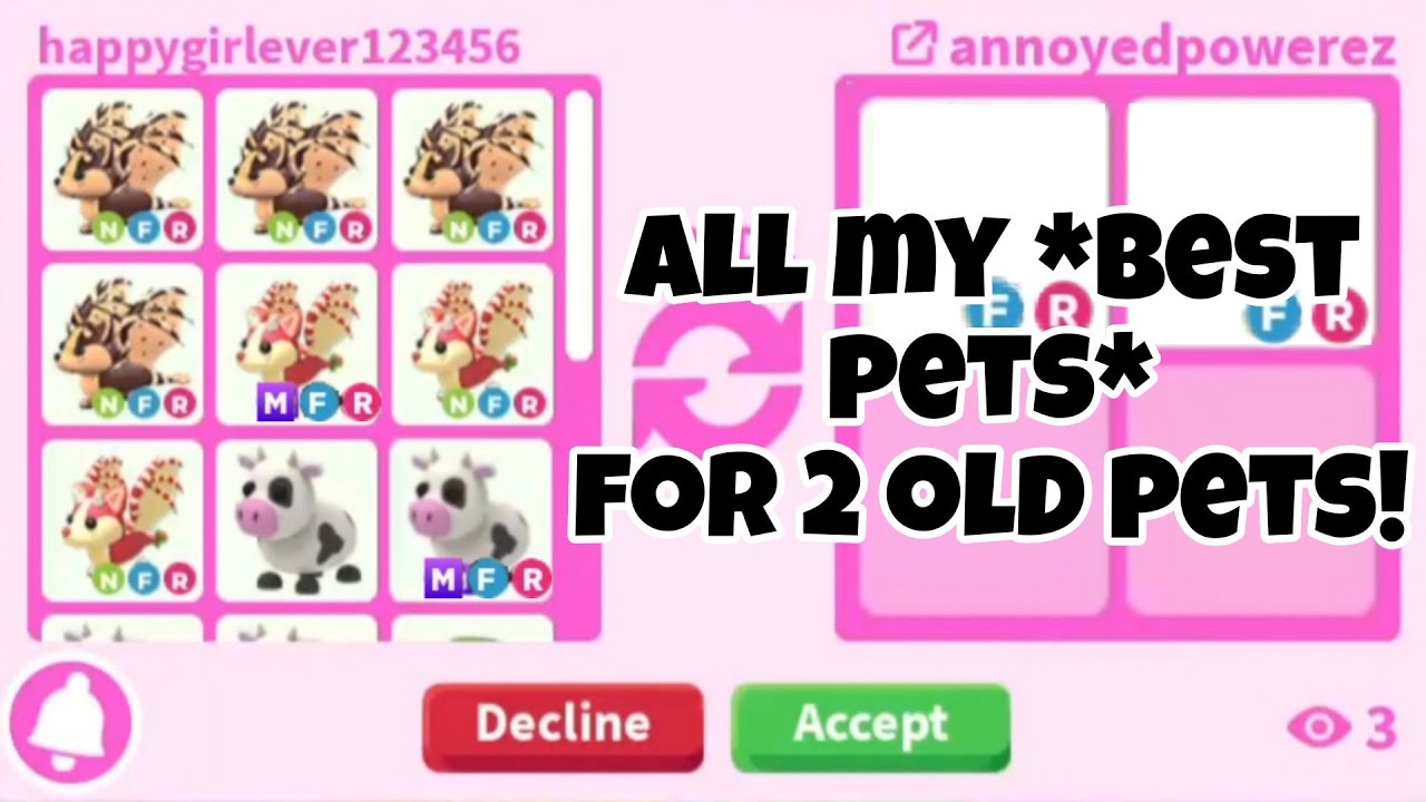 😱😛No Way! I Almost TRADED *ALL MY BEST PETS* FOR 2 VERY OLD PETS In Adopt Me + INSANE WIN FOR CABBIT