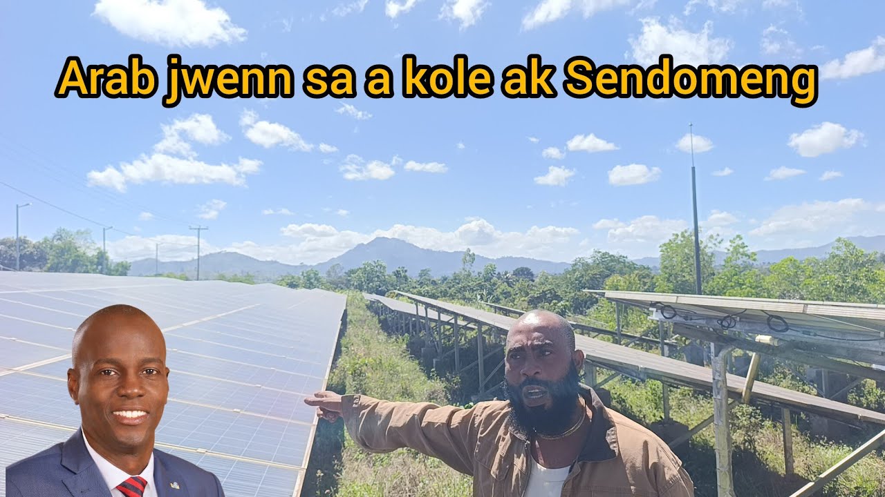 Gade bagay Jovenel Arab resi jwenn kole ak Sendomeng. Ganize! 