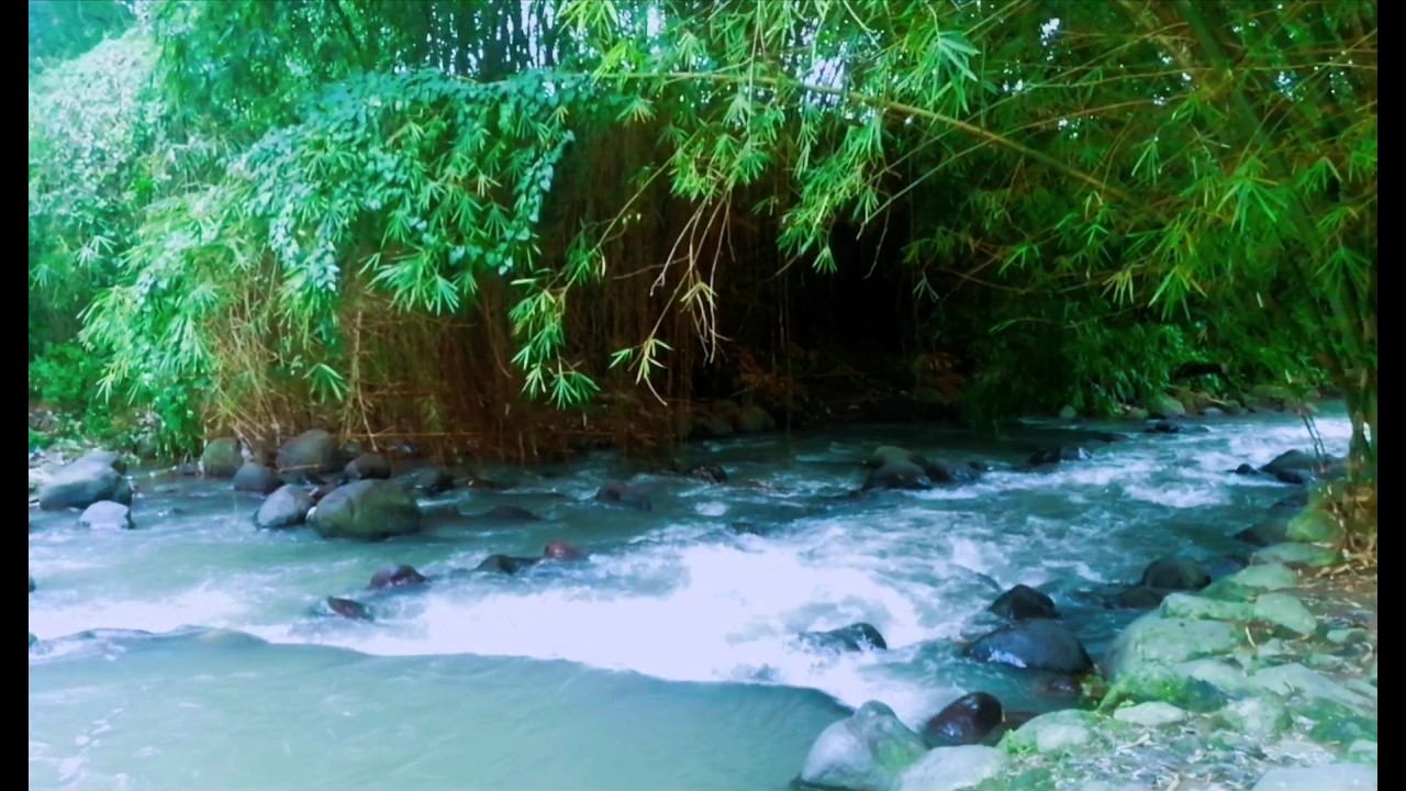 Relaxing River Sound emotional therapy to relieve stress and mental disorders for sleeping.