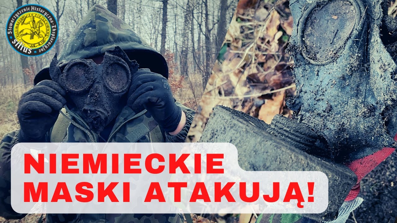 Niemieckie maski przeciwgazowe z 2 Wojny Światowej [#03 SILIUS] #wykopki #poszukiwania #poszukiwania