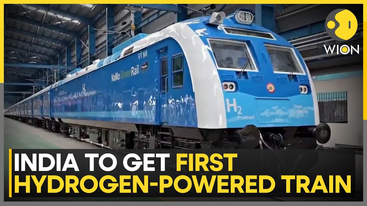 India's First Hydrogen Train Ready | PM Modi To Flag Off World's Longest Hydrogen-Powered Train
