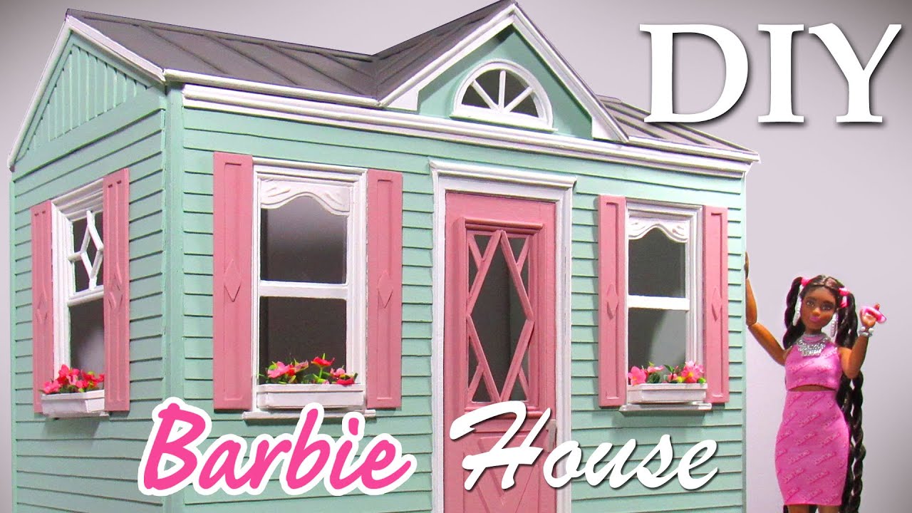 DIY Barbie Dollhouse RoomBox | Tiny House | 1:6 Scale Craft
