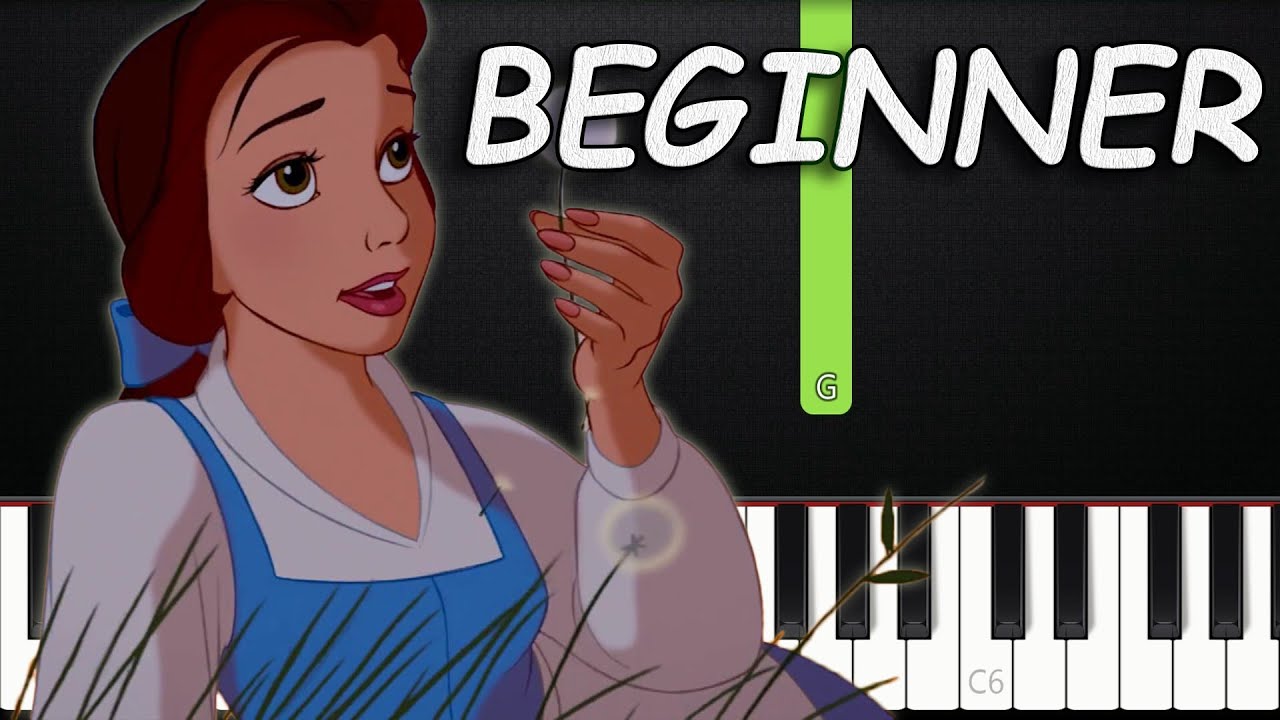 Prologue - Beauty And The Beast | BEGINNER Piano Tutorial by Asllen