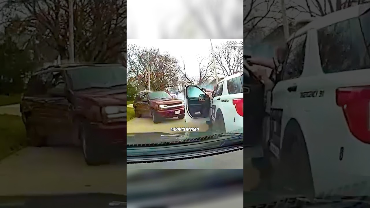 Police chase Ends with Officer Shaken 😳