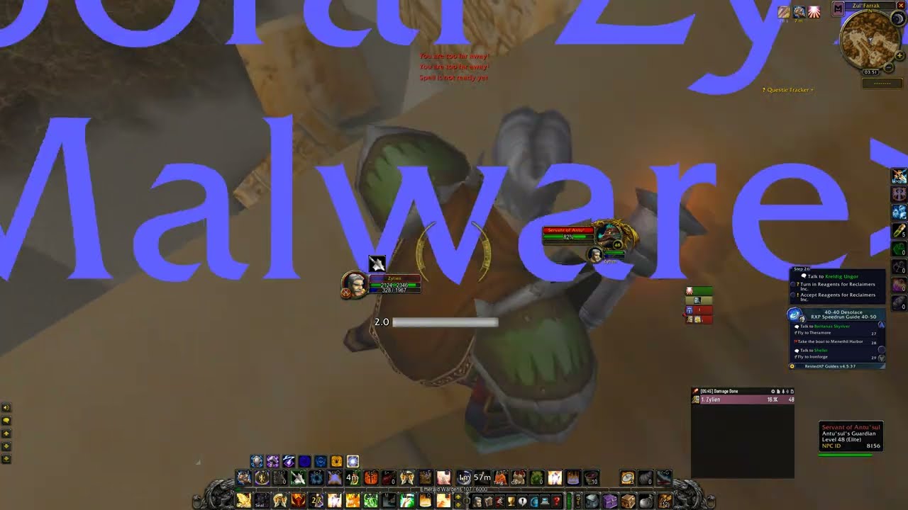 ZF first boss - Sod wow. Ret paladin solo Antu'sul.