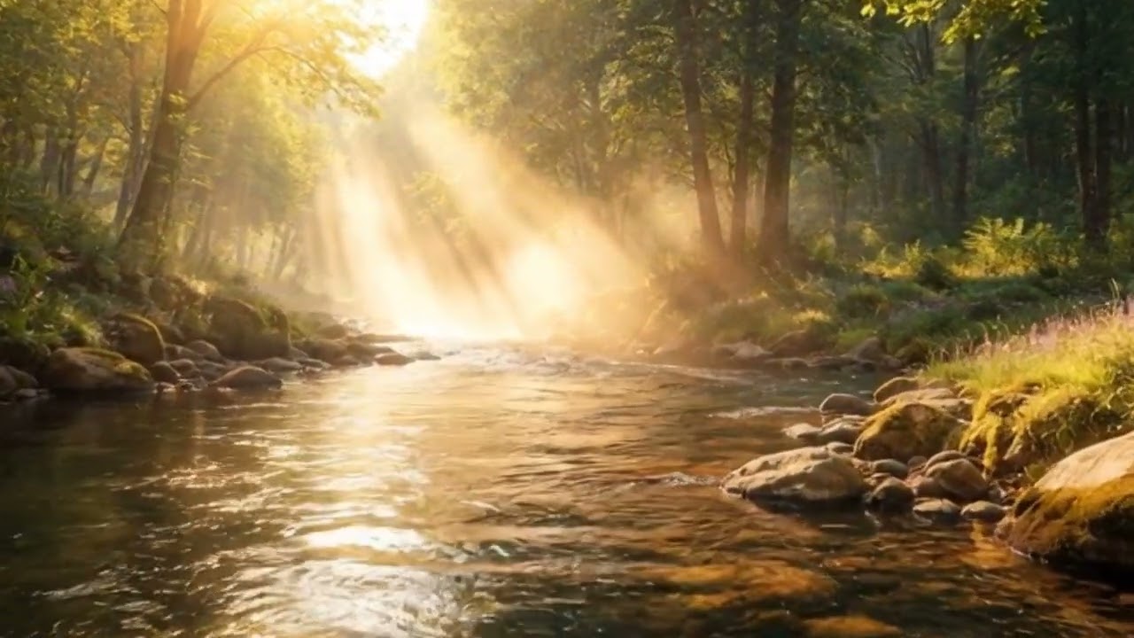 SOUNDLESS - Golden Serenity by the Whispering River