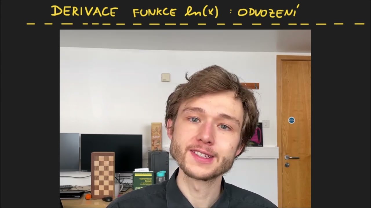 Derivace logaritmické funkce - odvození
