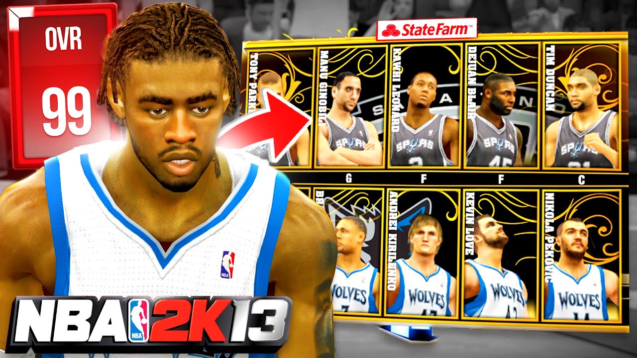 NBA 2K13 MyCAREER - THIS SPURS TEAM MADE ME CRASH OUT!!