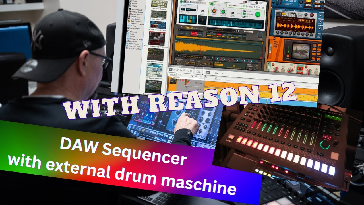 How to use Reason Players with External Drum Maschine