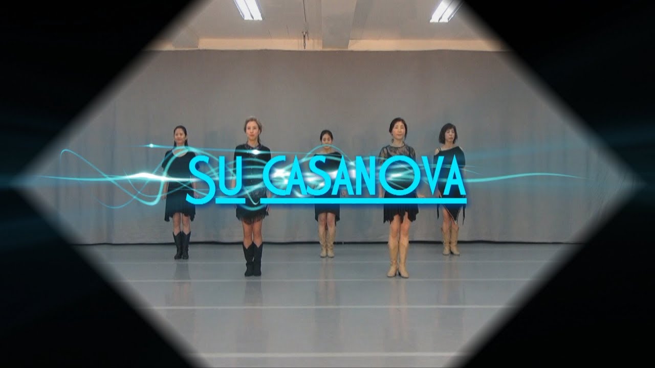 Su Casanova (a.k.a. Haar Casanova) - Line Dance (Demo & Tutorial) - 한국라인댄스협회(KoLDA)