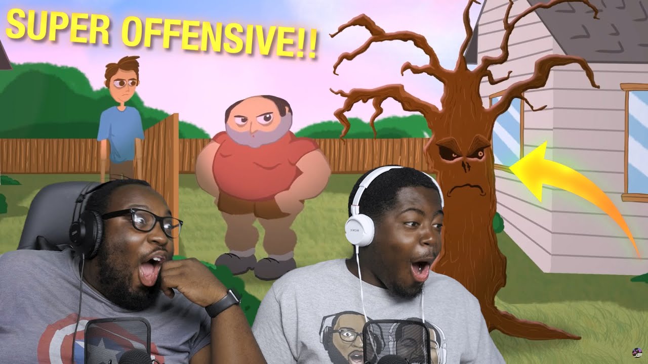 Neighborhood Argument REACTION | Funny Animated Cartoon by @jonnyethco