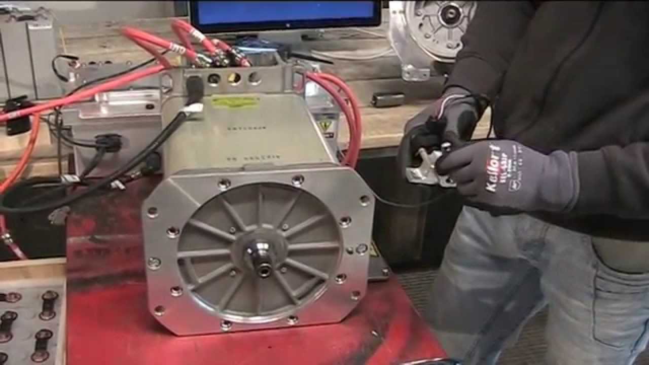 REBBL Siemens AC motor DMOC controller kit demonstration