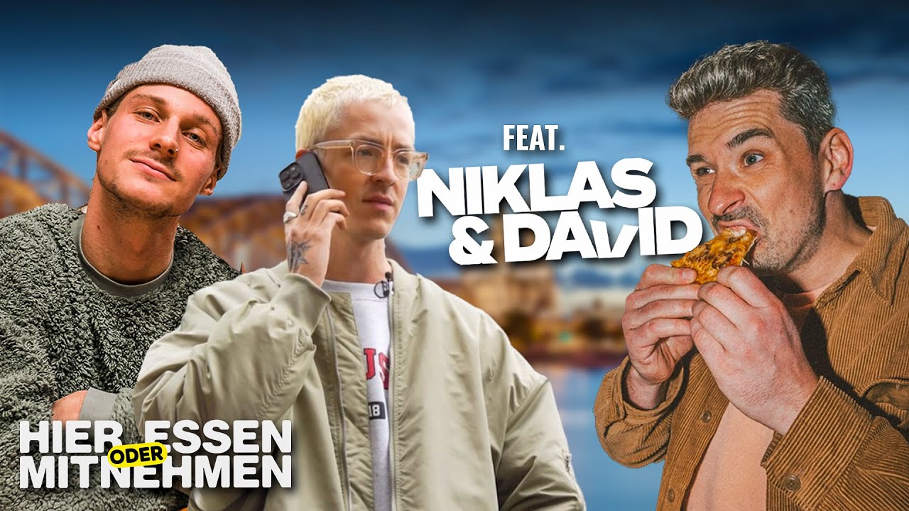 Ein Tag ESSEN mit @Niklas & David - Über ihre Beziehung, Humor und wie alles Begann!