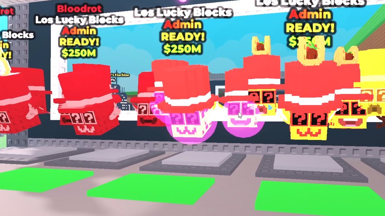 i opened 100 lucky blocks in steal a brainrot.. (la secret)