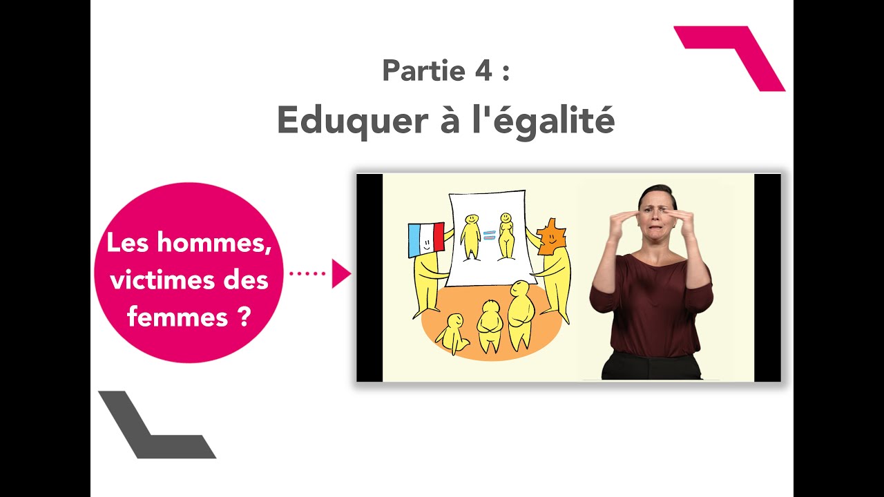Les hommes sont-ils victimes des femmes ? Partie 4 : Éduquer à l'égalité