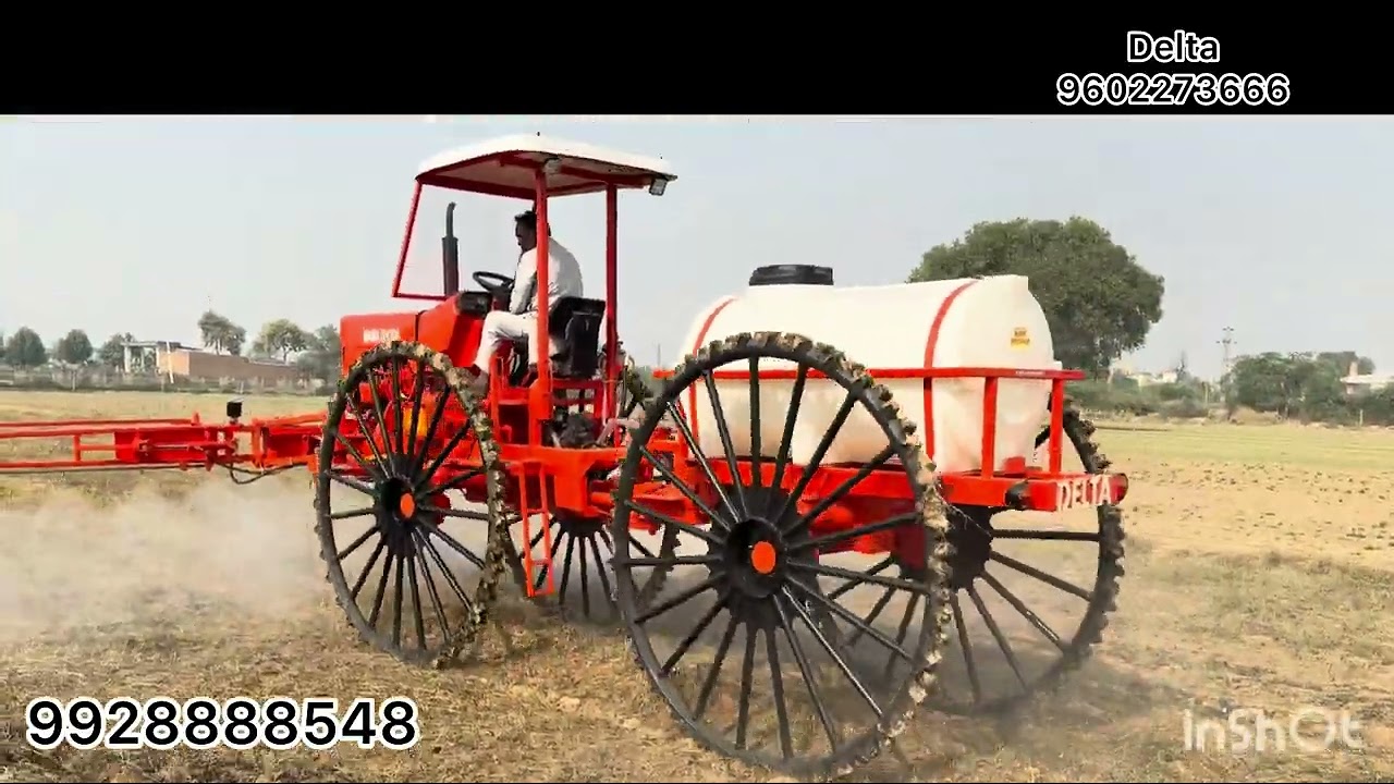 Delta boom sprayer 