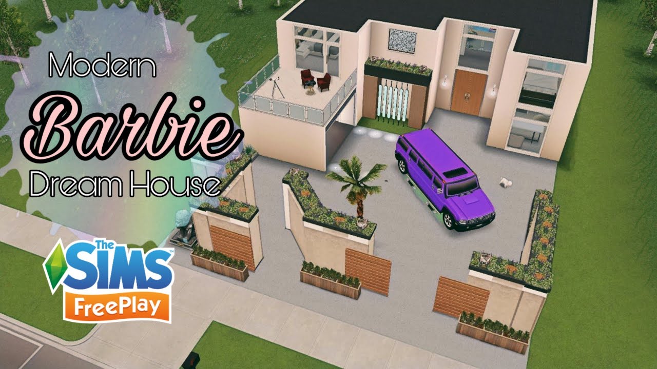 Sims FreePlay▪Modern Barbie Dream House 💃▪T O U R