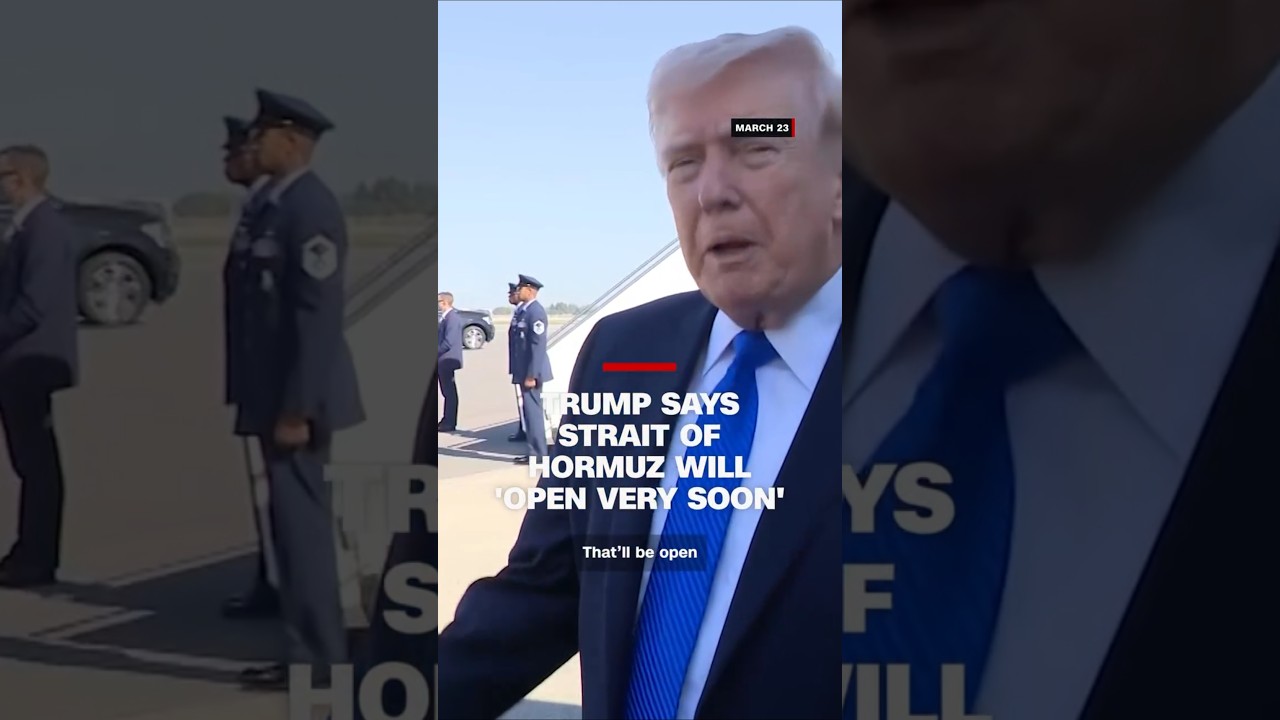 Trump m&oacute;wi, że Hormuz wkr&oacute;tce zostanie otwarty #shortsvideo #trump #usashorts #usatoday #trumpmedia #news
