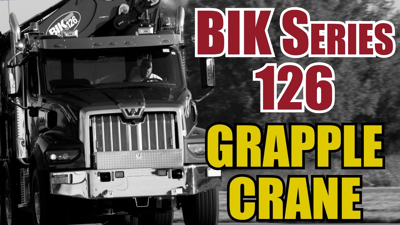 Grapple Crane Truck - BIK Series 126 | Ogle Tree Service, LLC - Fayetteville, Tennessee