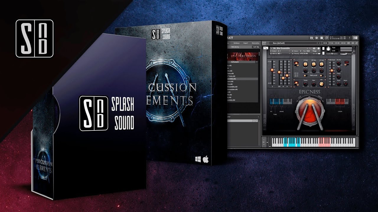 FREE Epic Drums for KONTAKT. Cinematic Percussion Library.