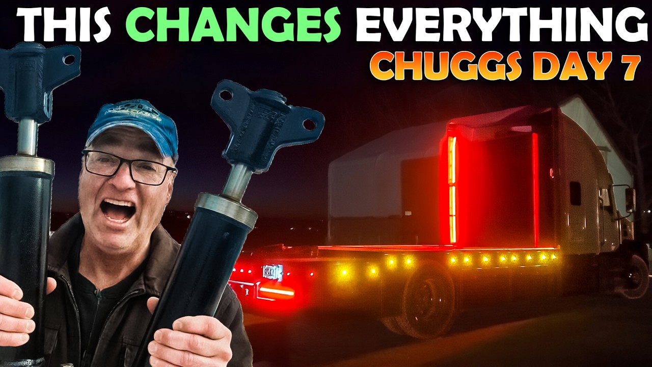 FIXING a SHAKING CAB + 150ft UNDERGLOW?! 500k Mile Mack Anthem to RV Hauler BEAST (Chuggs Pt.7)