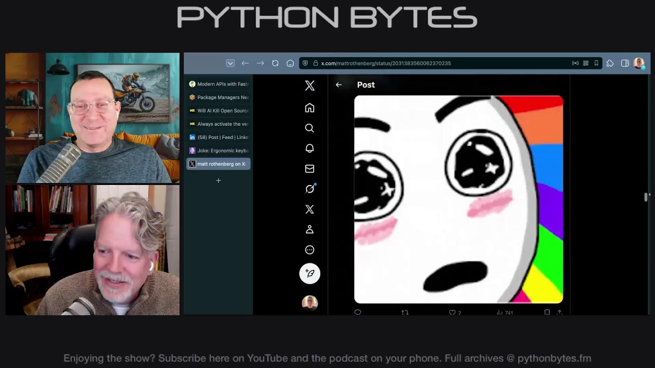 473: Переписывание кода с нуля? - Python Bytes
