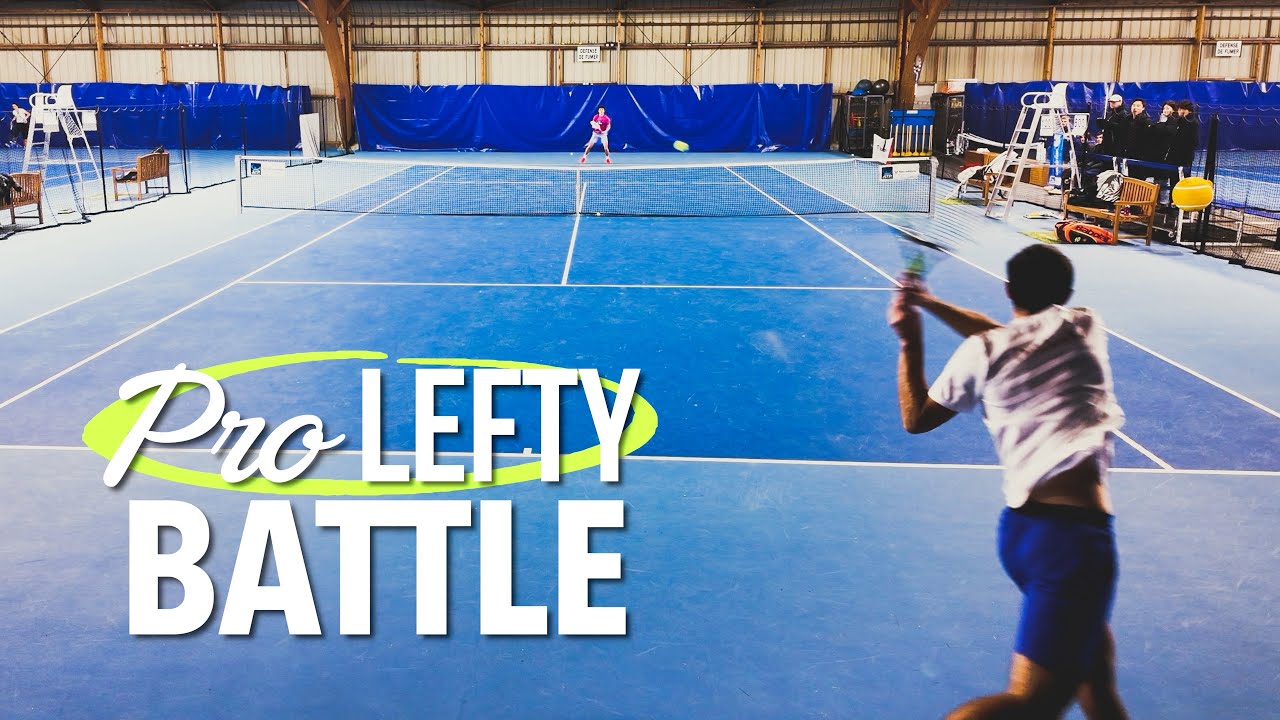 LEFTY vs LEFTY 💥 Rare Pro Tennis Battle
