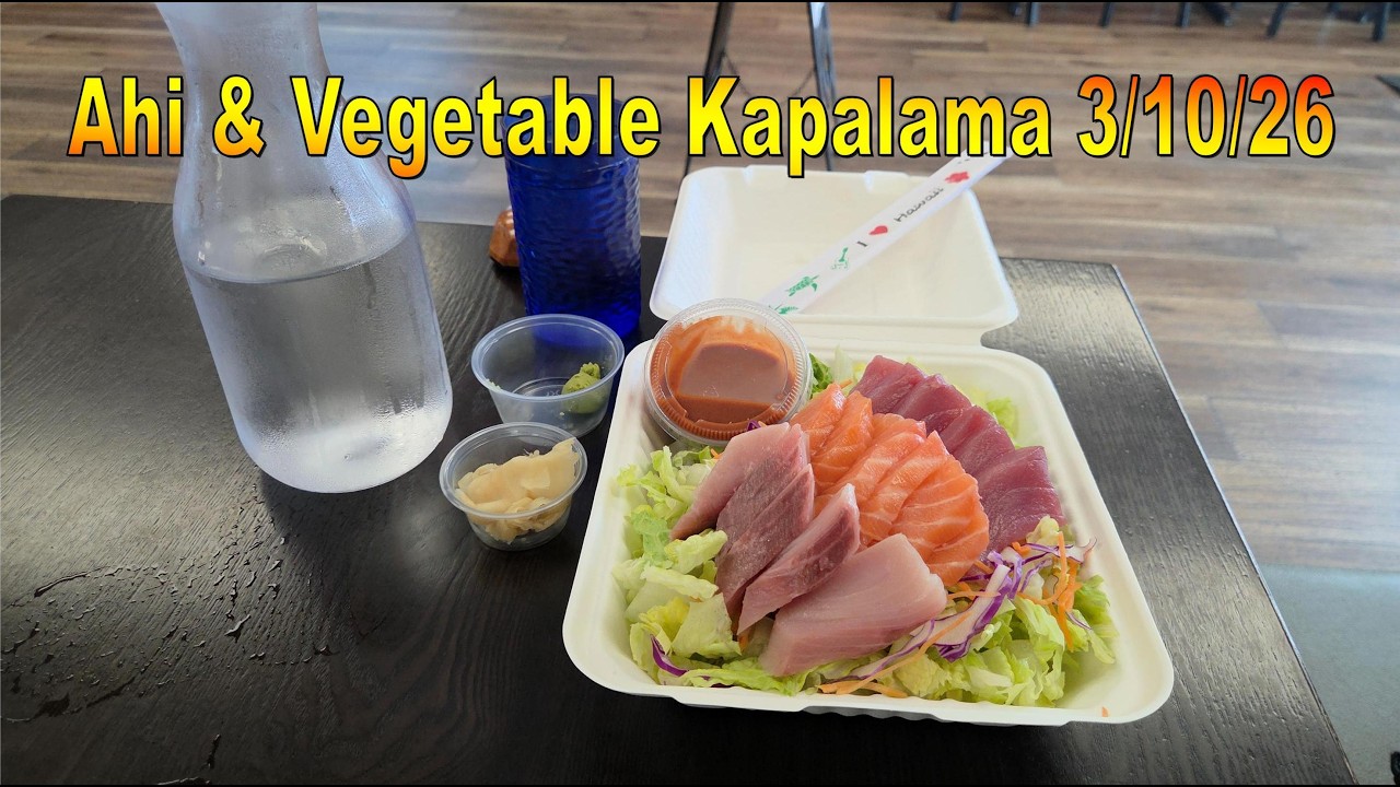 Ahi and Vegetable Kapalama 3/10/26 in Honolulu, Oahu, Hawaii