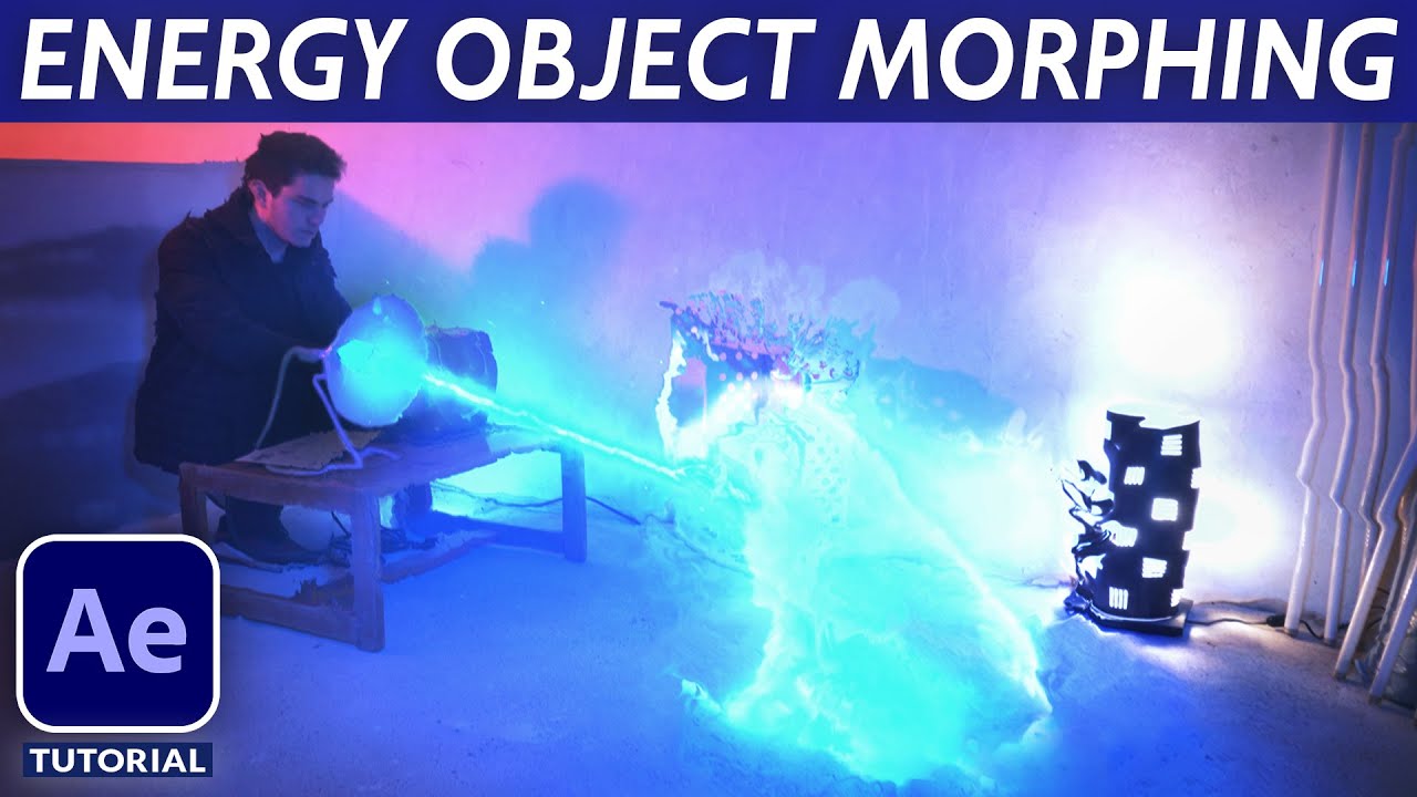 CREATE ENERGY BLAST + OBJECT MORPHING! - After Effects VFX Tutorial