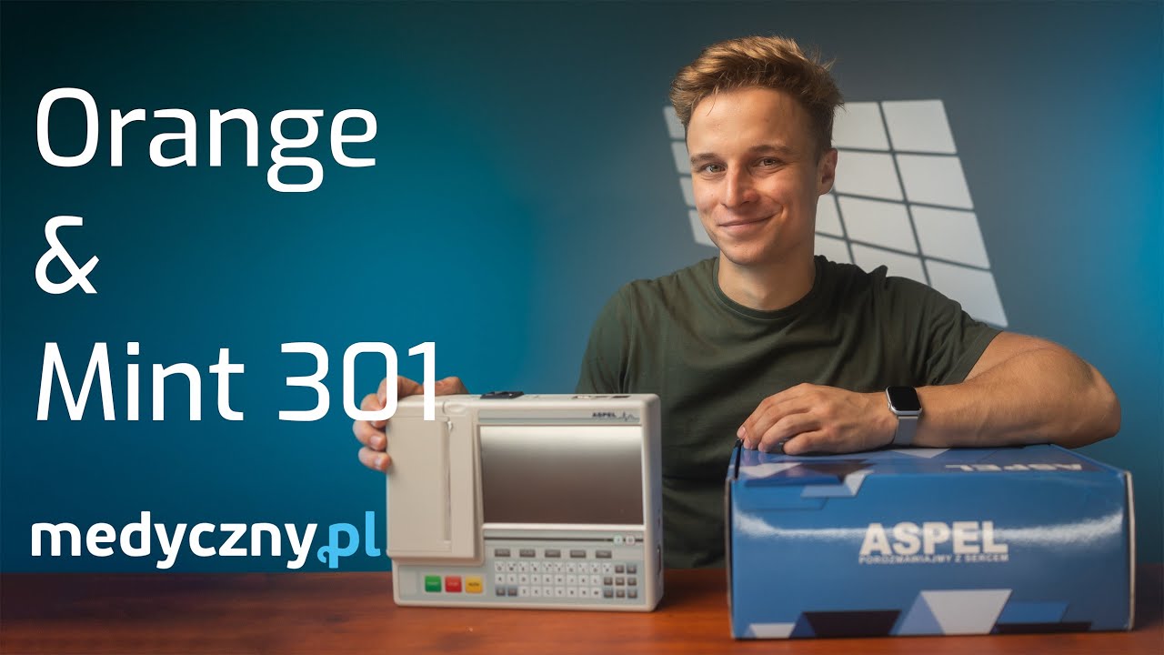 Por&oacute;wnanie Aparat&oacute;w EKG Mint 102 i Orange polskiej firmy Aspel (4K)