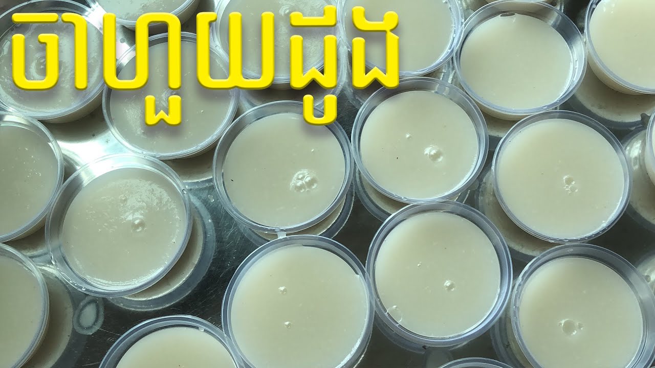 របៀបធ្វើចាហួយខ្ទិះដូង - How To Make Coconut Jelly