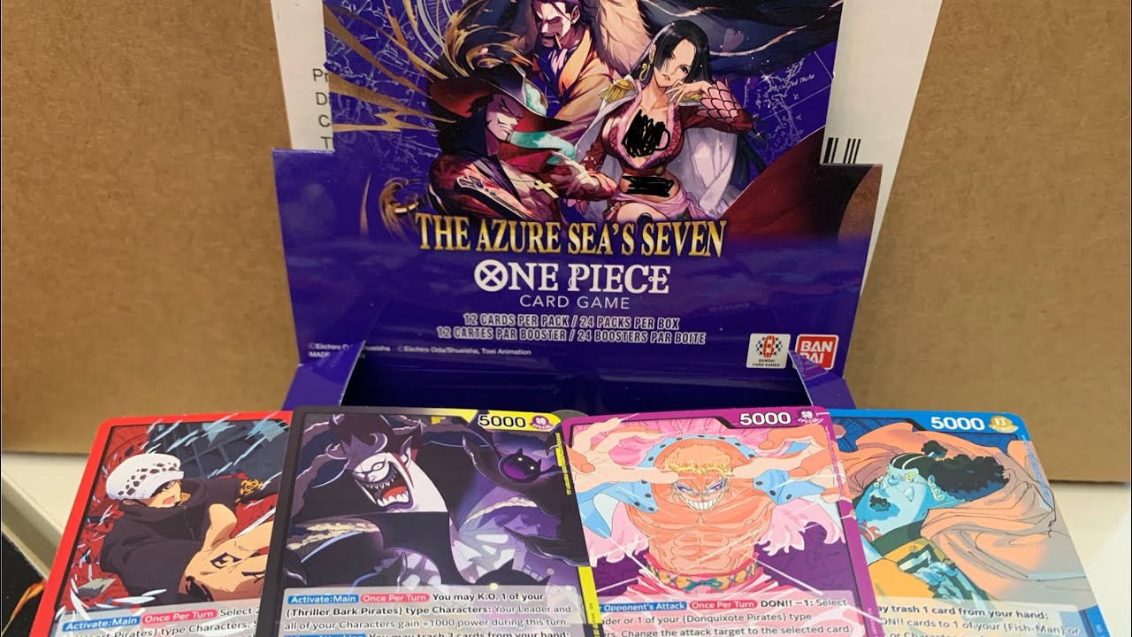 فتح صندوق ون بيس (Op14) ابناء البحر الازرق السبع… One Piece (Op14) The Azure sea’s seven box Opening