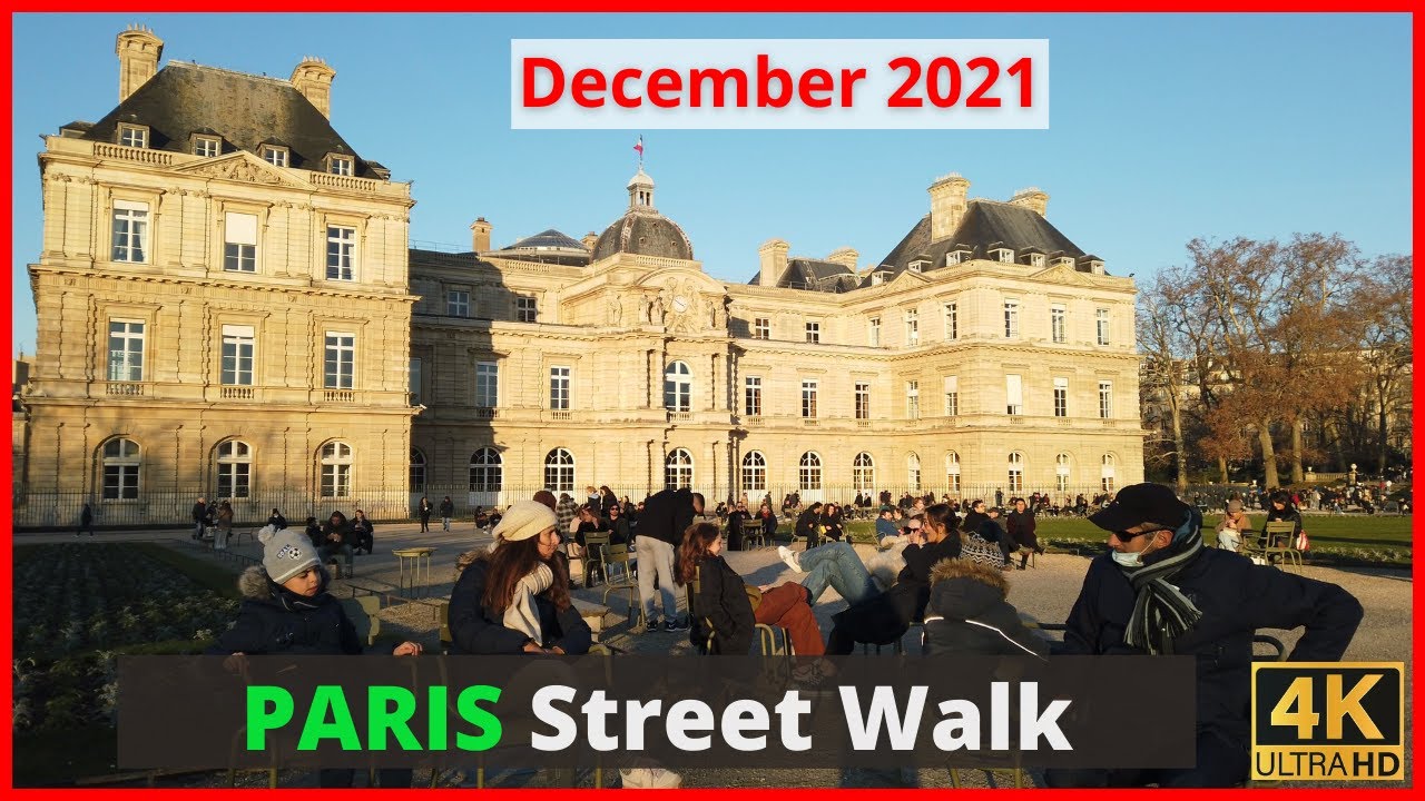Paris Street Walk December 2021 | Walking in Paris (Part 1)