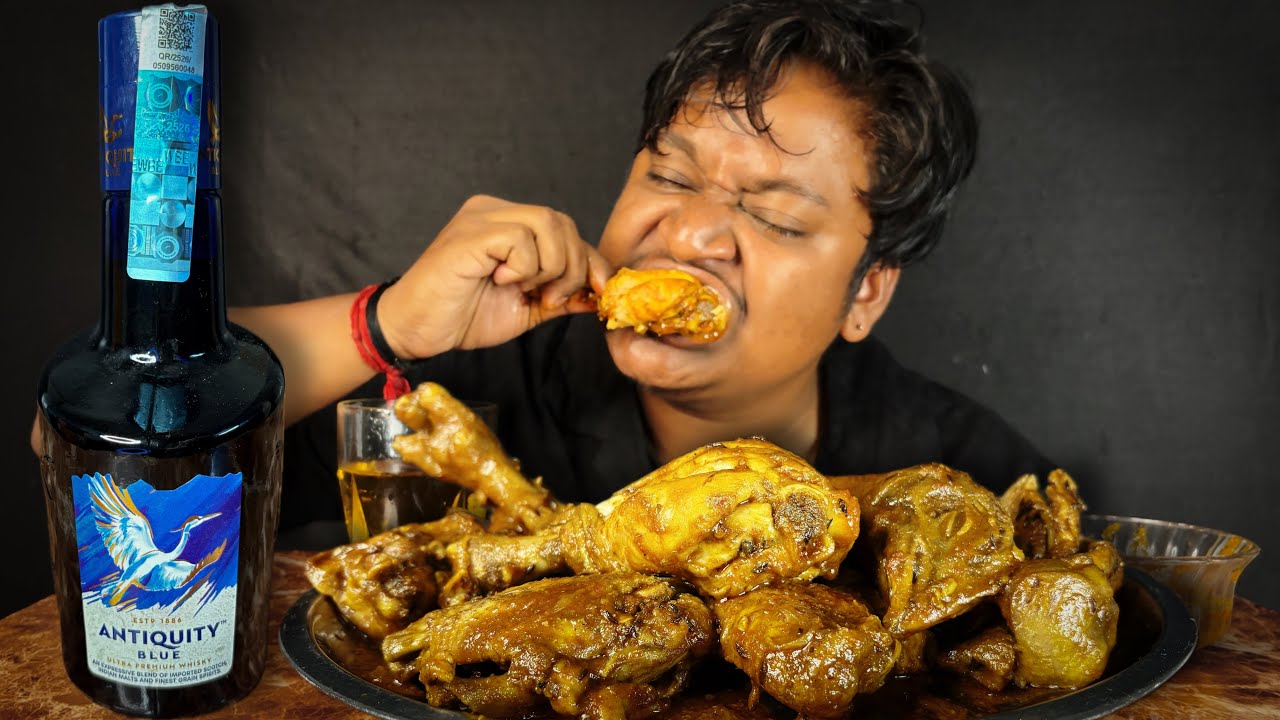 ANTIQUITY BLUE WITH 1.5KG CHICKEN CURRY MUNKBANG@drinkingexplore1 