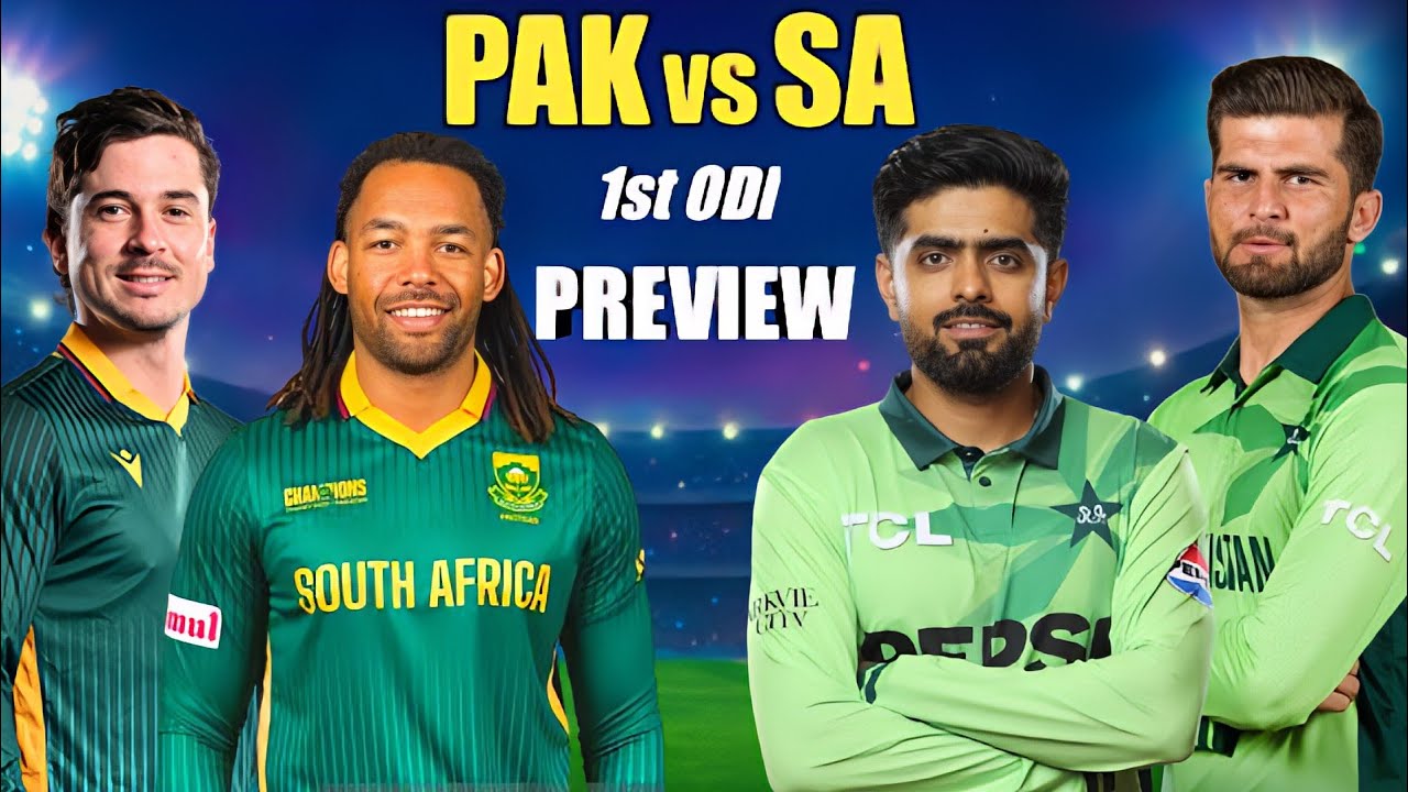 PAK vs SA 1st ODI 2025 Preview | Pakistan vs South Africa | Playing XI, Pitch Report & Prediction