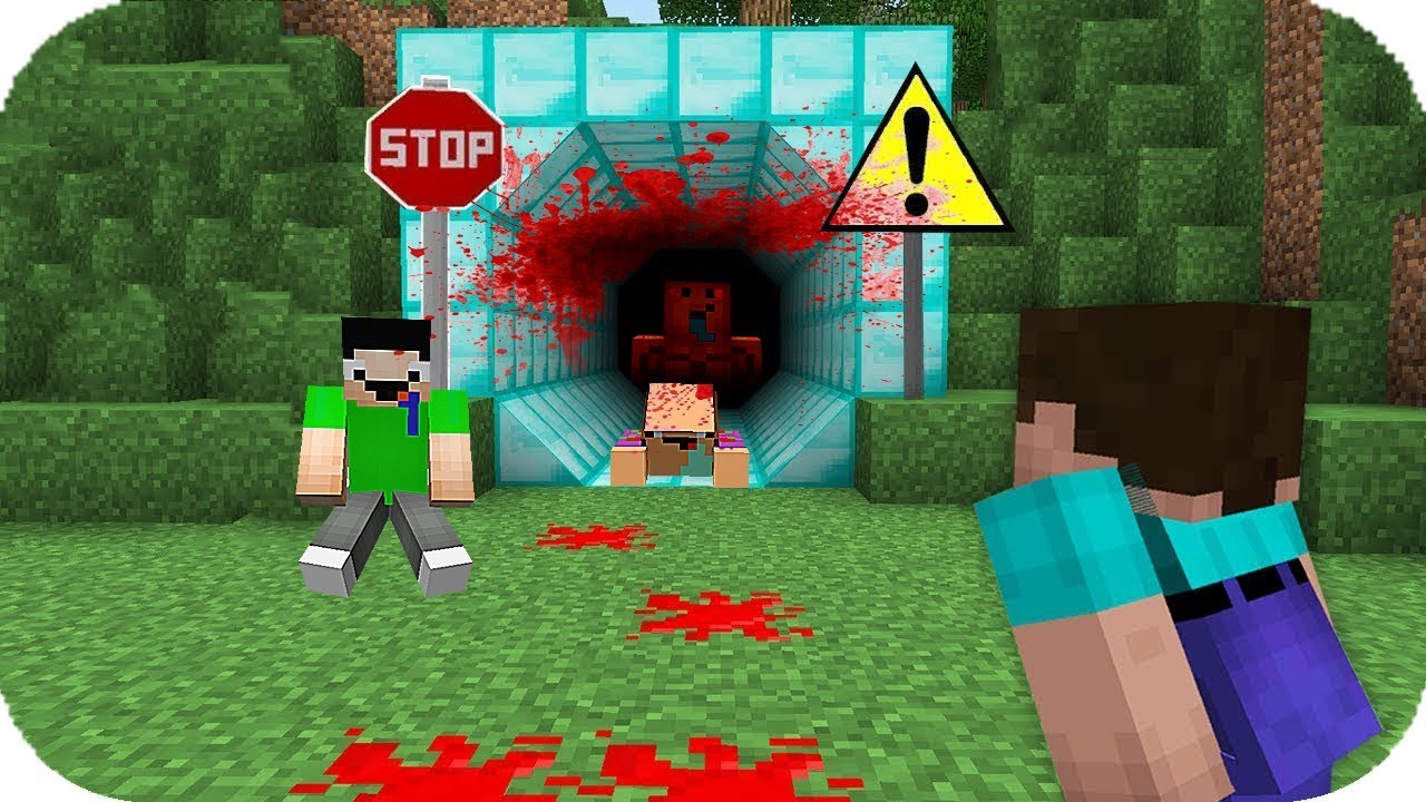 4 NOOB ENCUENTRA UN TÚNEL DE TRAMPAS SECRETO MINECRAFT TROLL