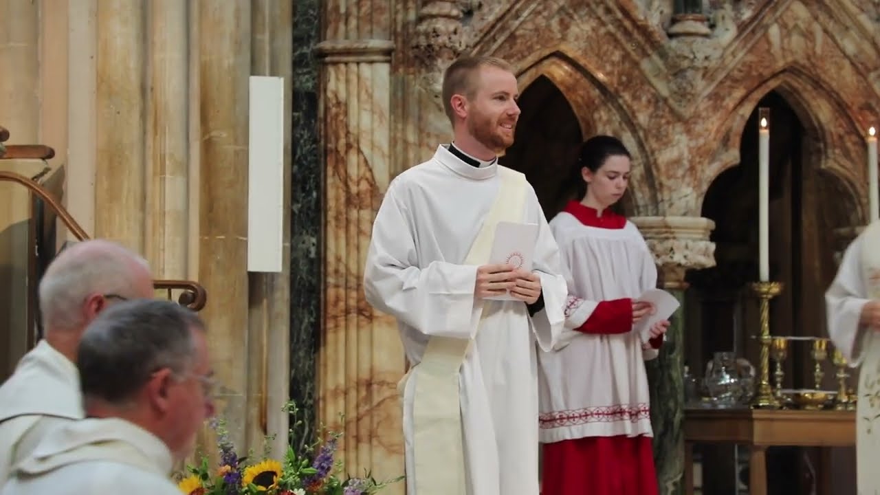 The ordination of Peter O' Sullivan SJ