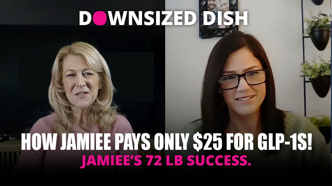 Jamiee Pays Only $25 for GLP-1s! 72 lb Success.