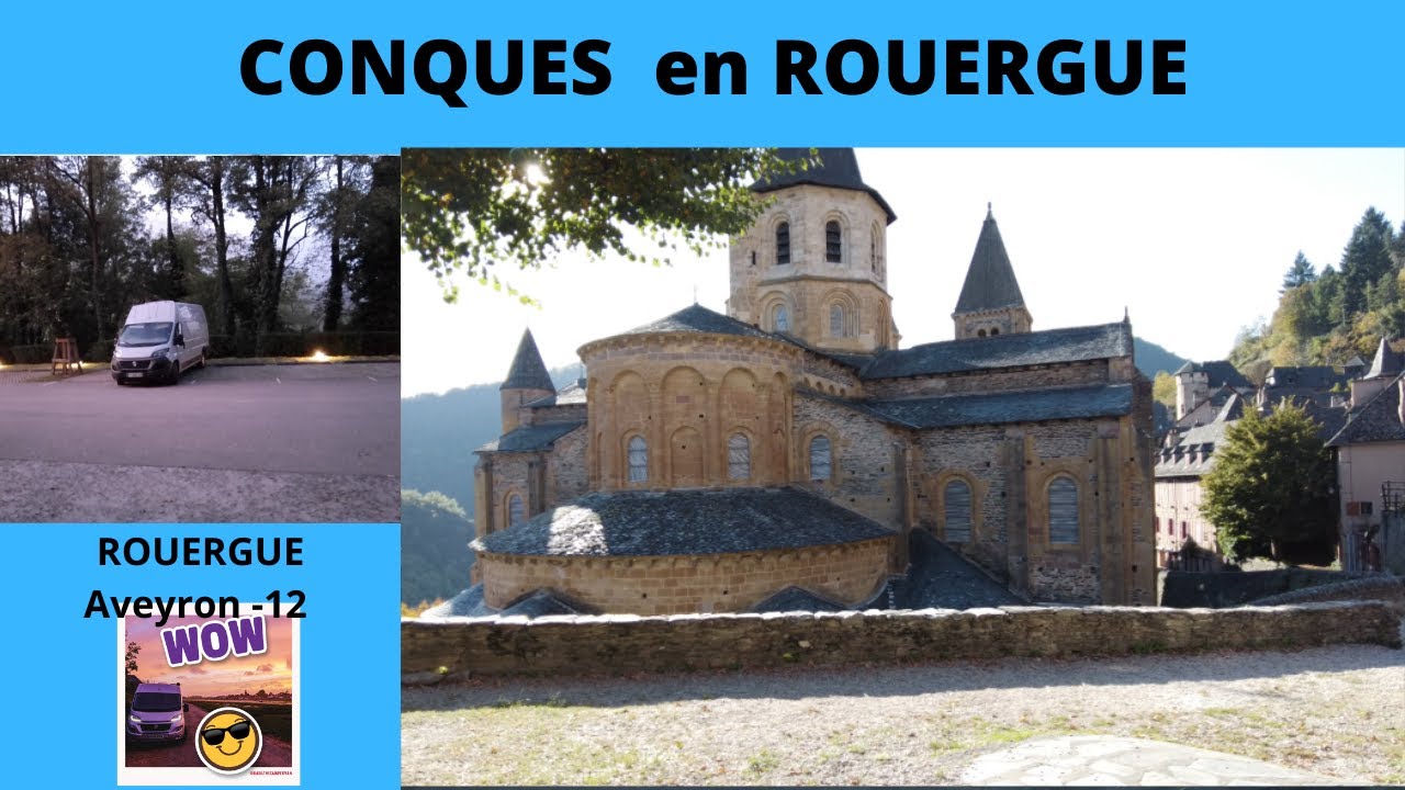 #CONQUES EN ROUERGUE , en #fourgon aménagé