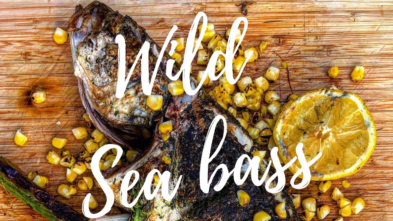 How to cook a wild sea bass on the kamado joe Classic iii